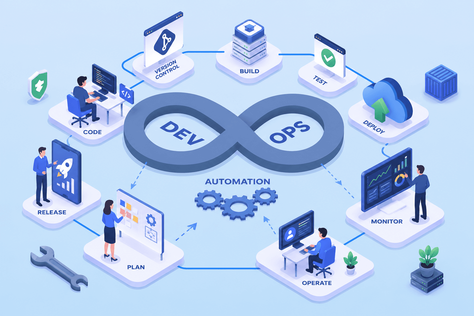DevOps automation and software delivery lifecycle